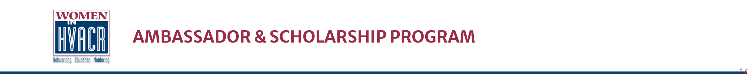 WHVACR Scholarship logo